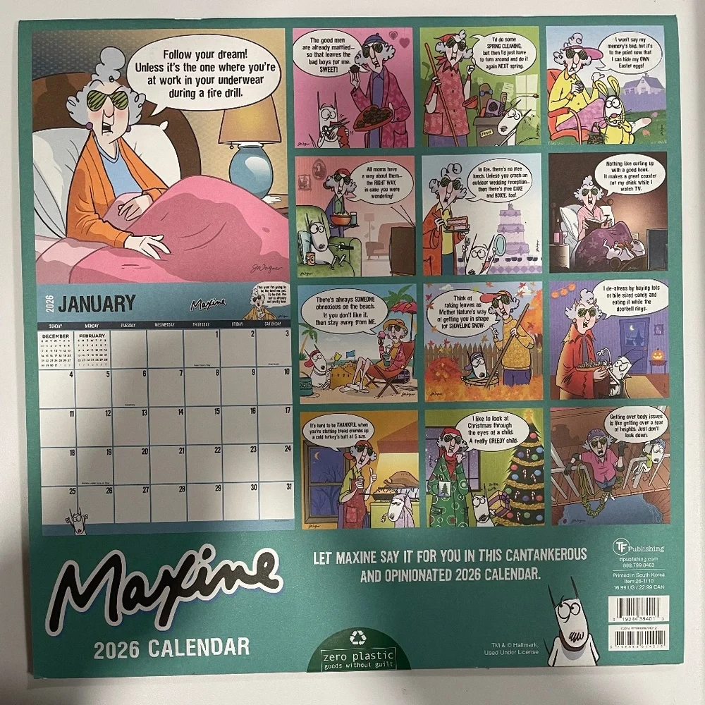 New Various 2026 Full-Color Calendars
